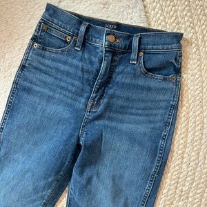 J. Crew womens jeans pants raw hem straight leg pant 24 button fly